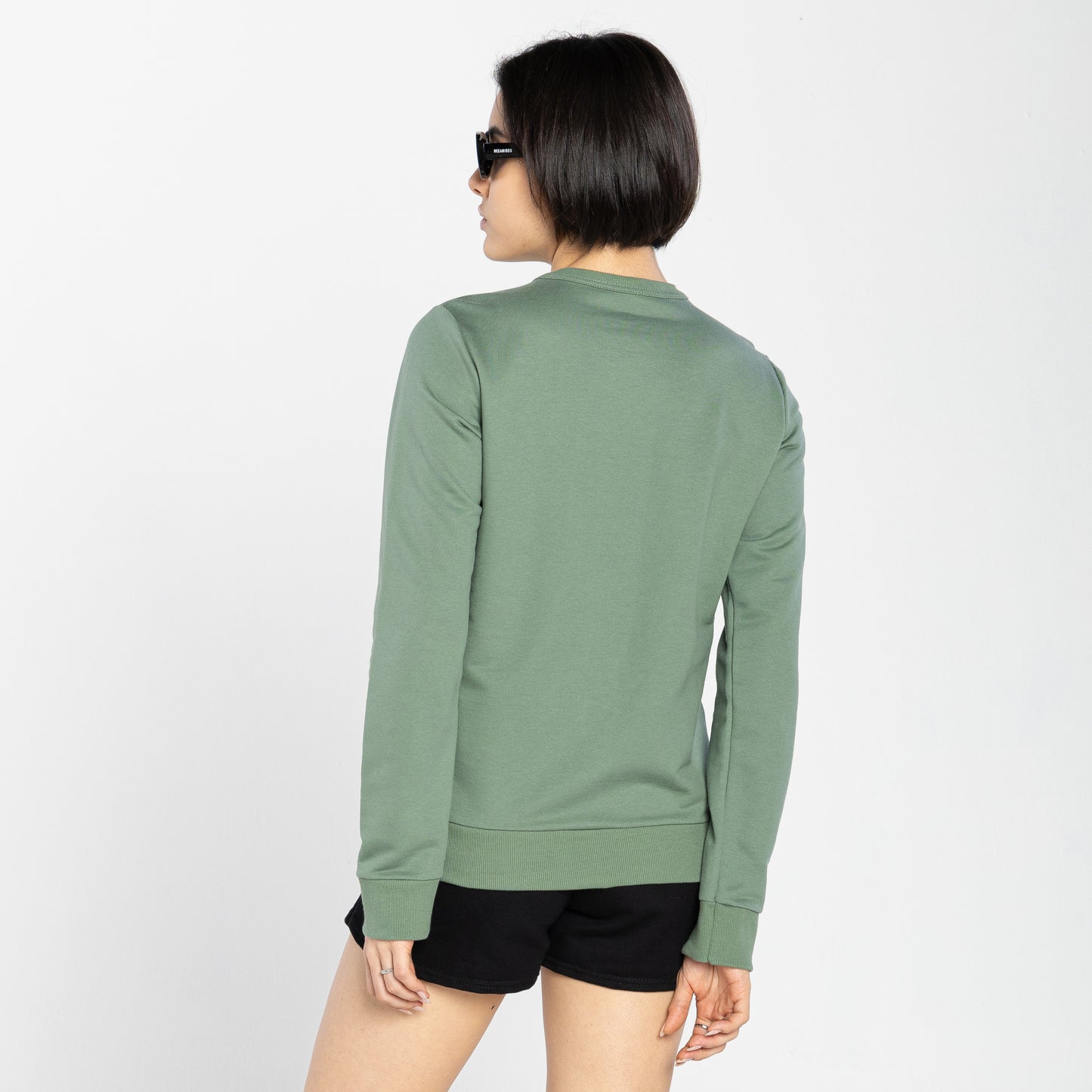 Blusão Moletom Tech Impermeável Feminino - Verde Alecrim