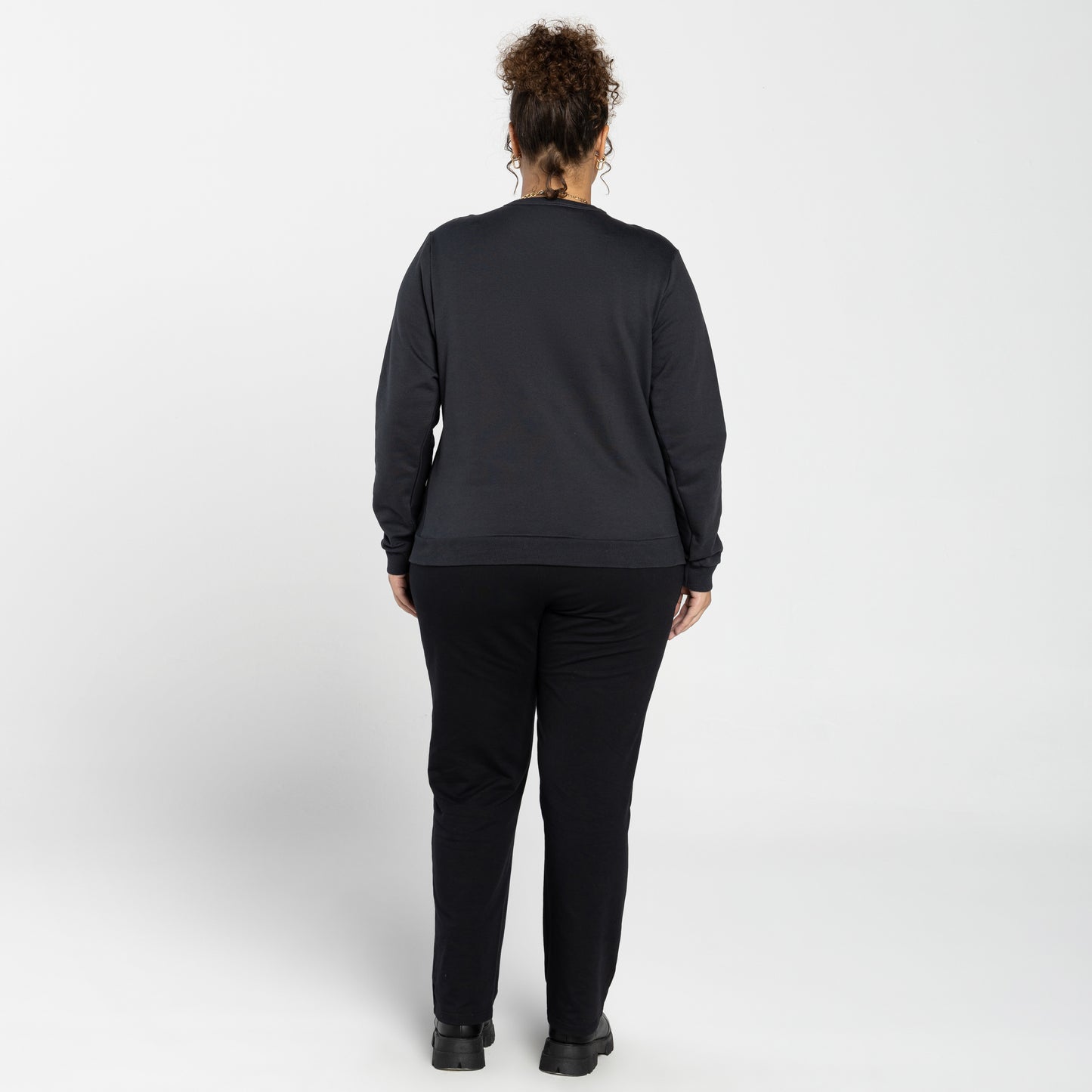Blusão Tech Impermeável Moletom Flanelado Recorte Plus Feminino - Cinza Escuro