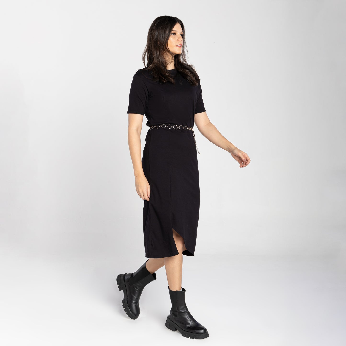 T-Shirt Dress Tech Anti Odor - Preto