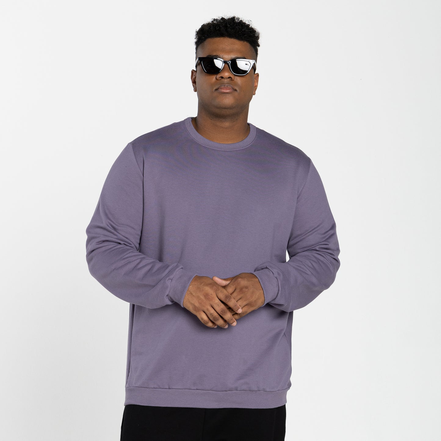Blusão Tech Impermeável Moletom Flanelado Recorte Plus Masculino - Mirtilo