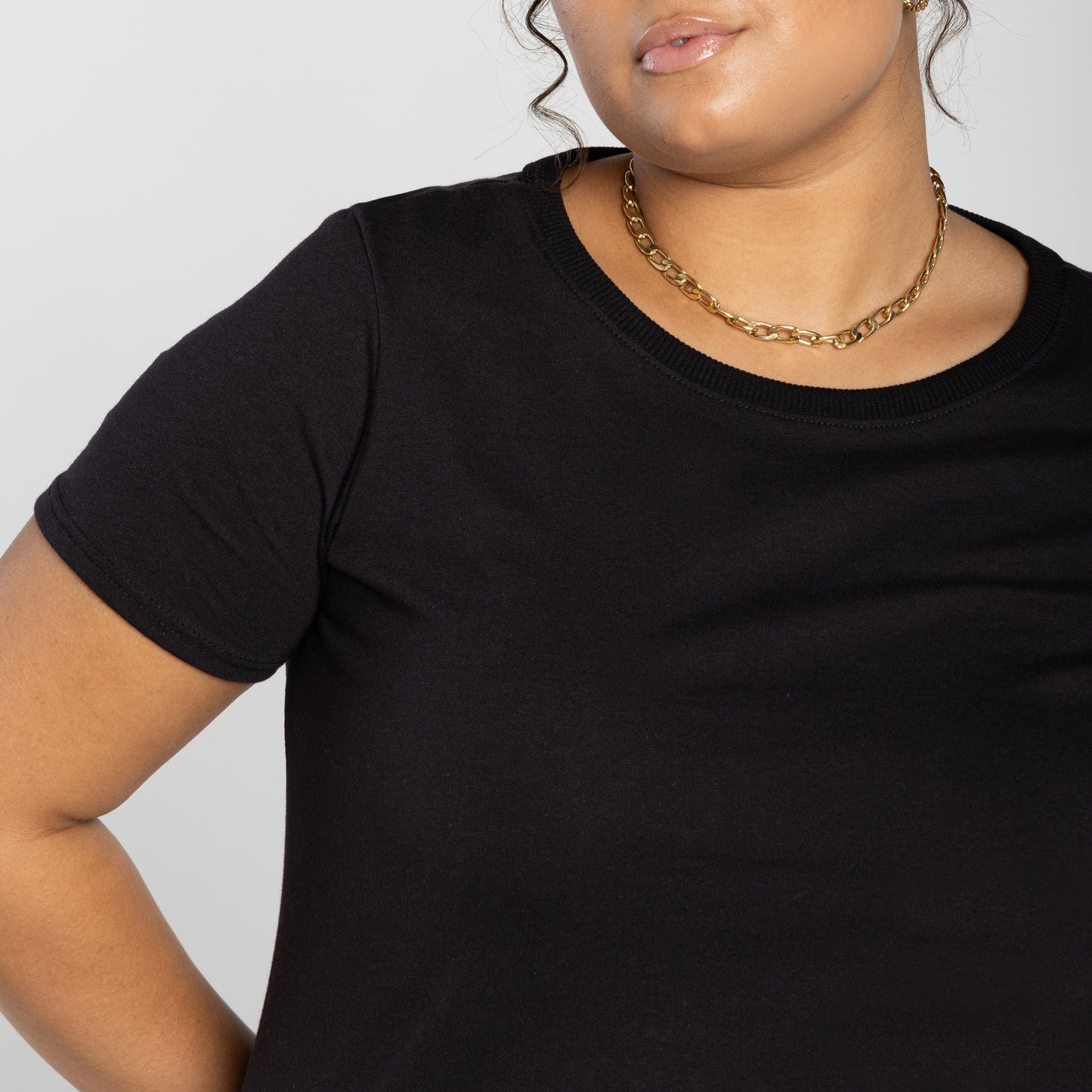 Tech T-Shirt Air Slim Plus Feminina - Preto