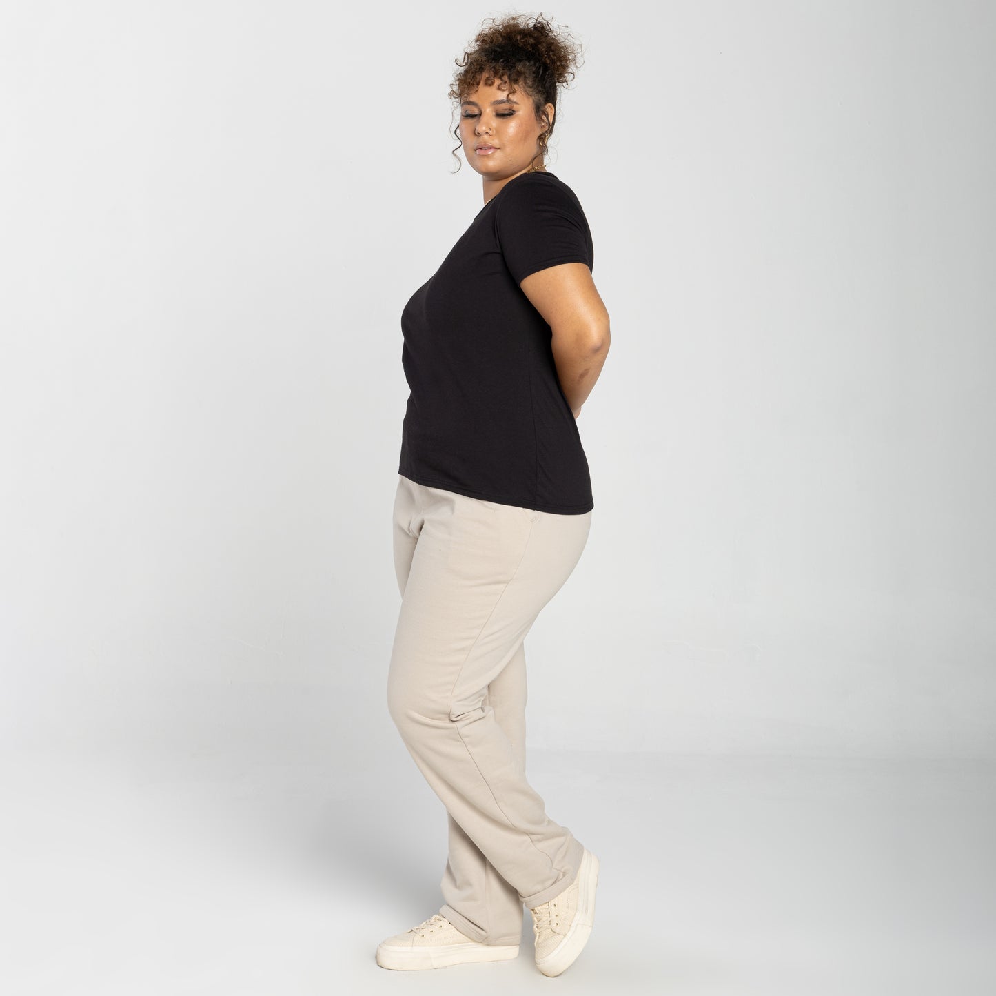 Tech T-Shirt Air Slim Plus Feminina - Preto