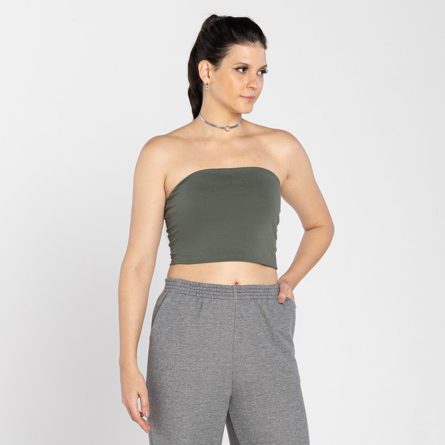 Top Faixa Tech Comfort Anti Odor - Verde Figo
