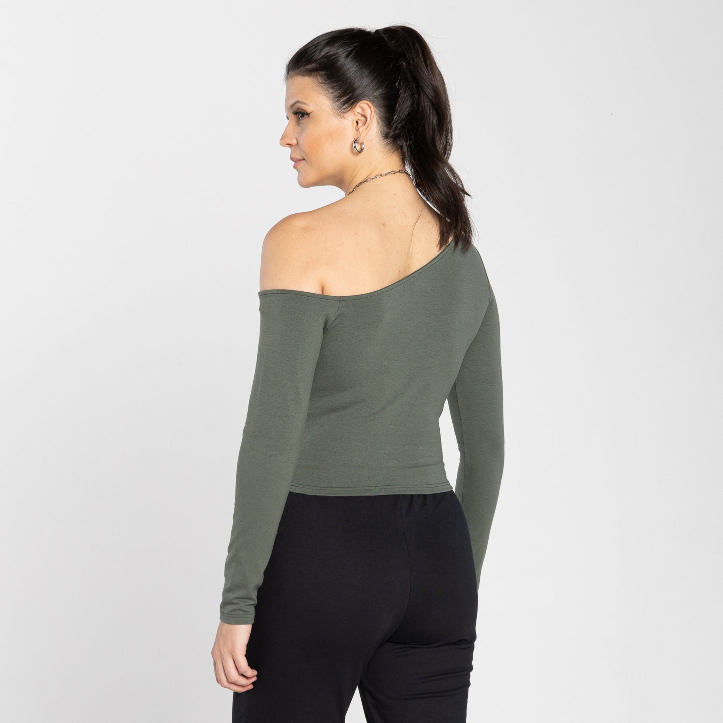 Blusa Tech Anti Odor Ombro Único - Verde Figo