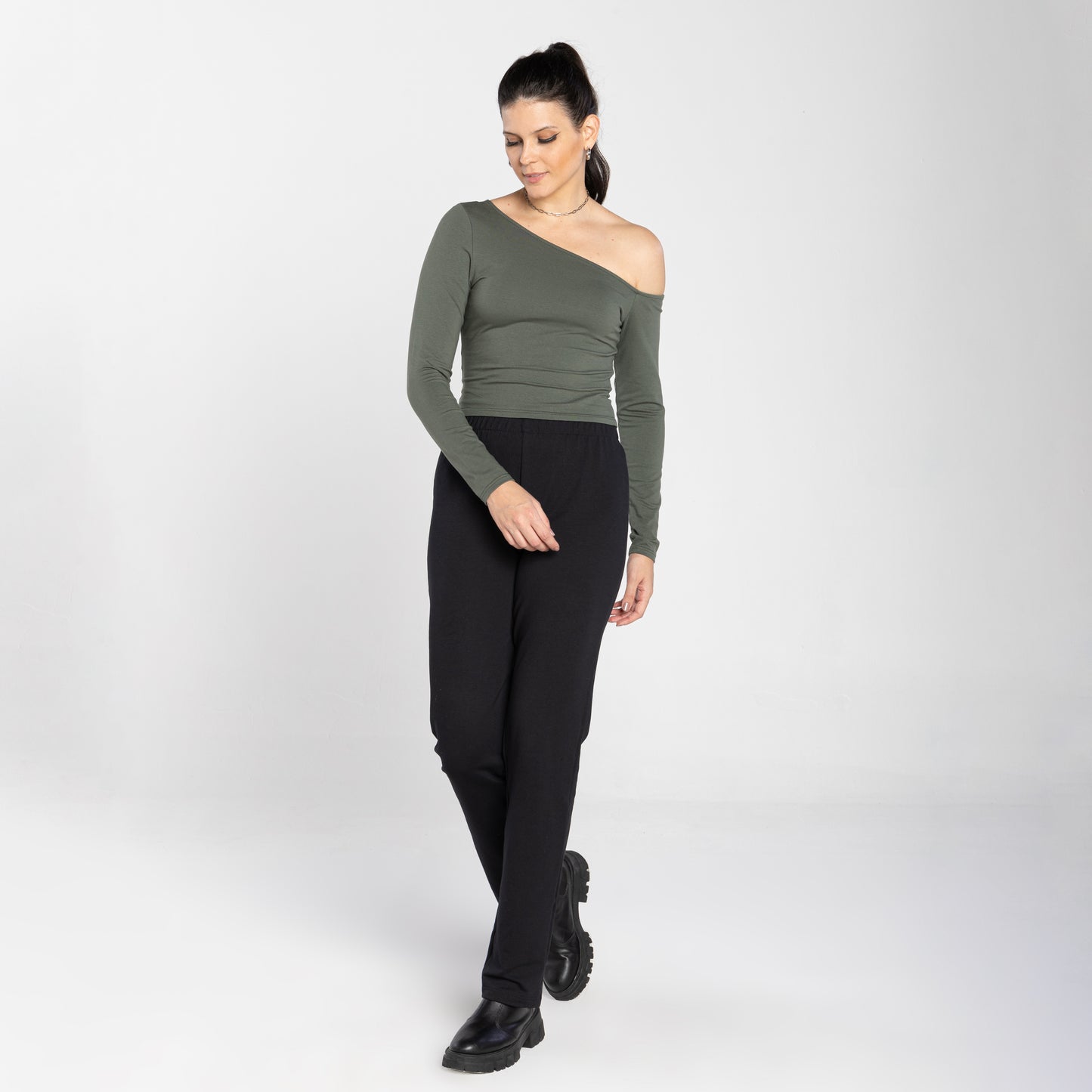 Blusa Tech Anti Odor Ombro Único - Verde Figo