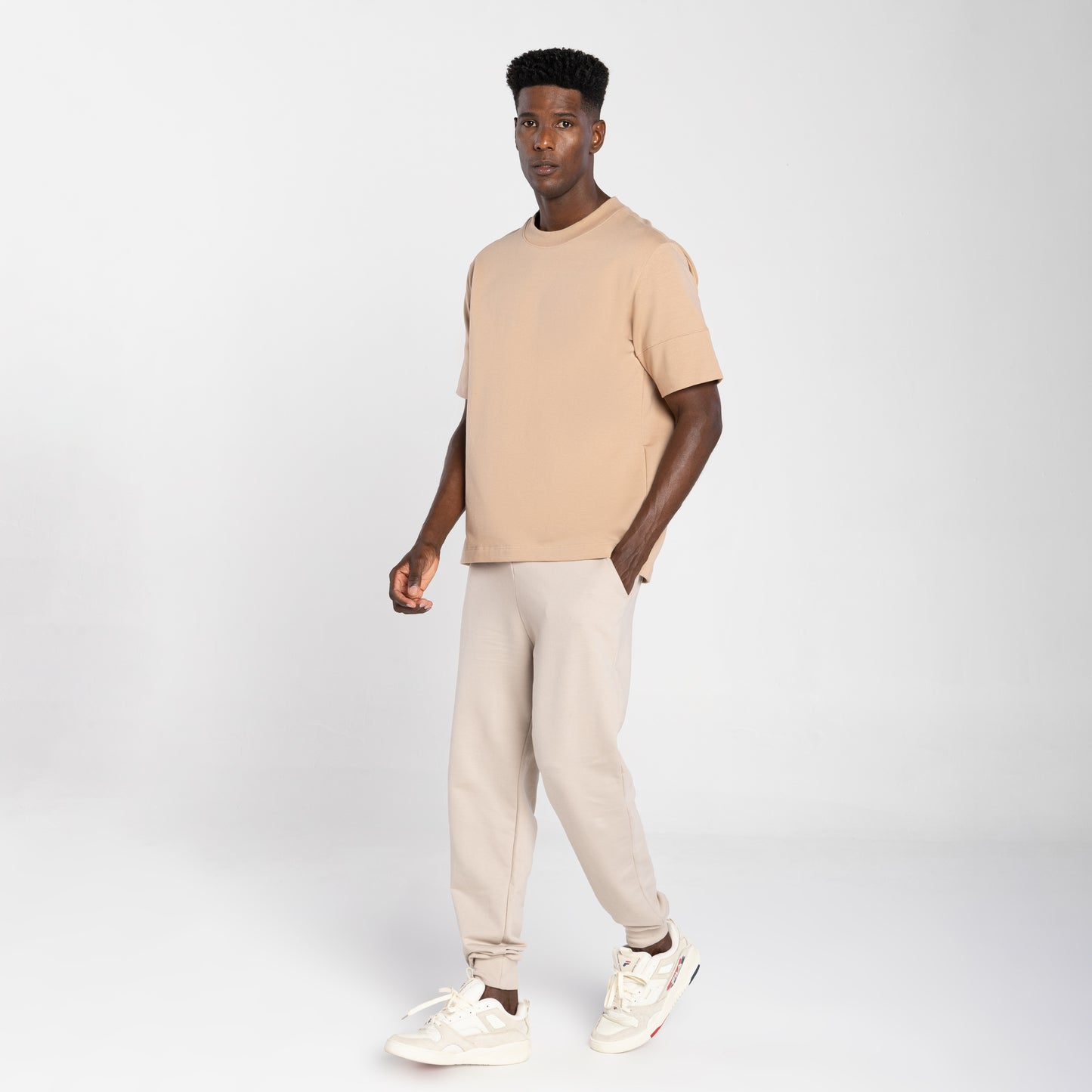 Tech T-Shirt Comfort Impermévael Masculina - Bege Camel