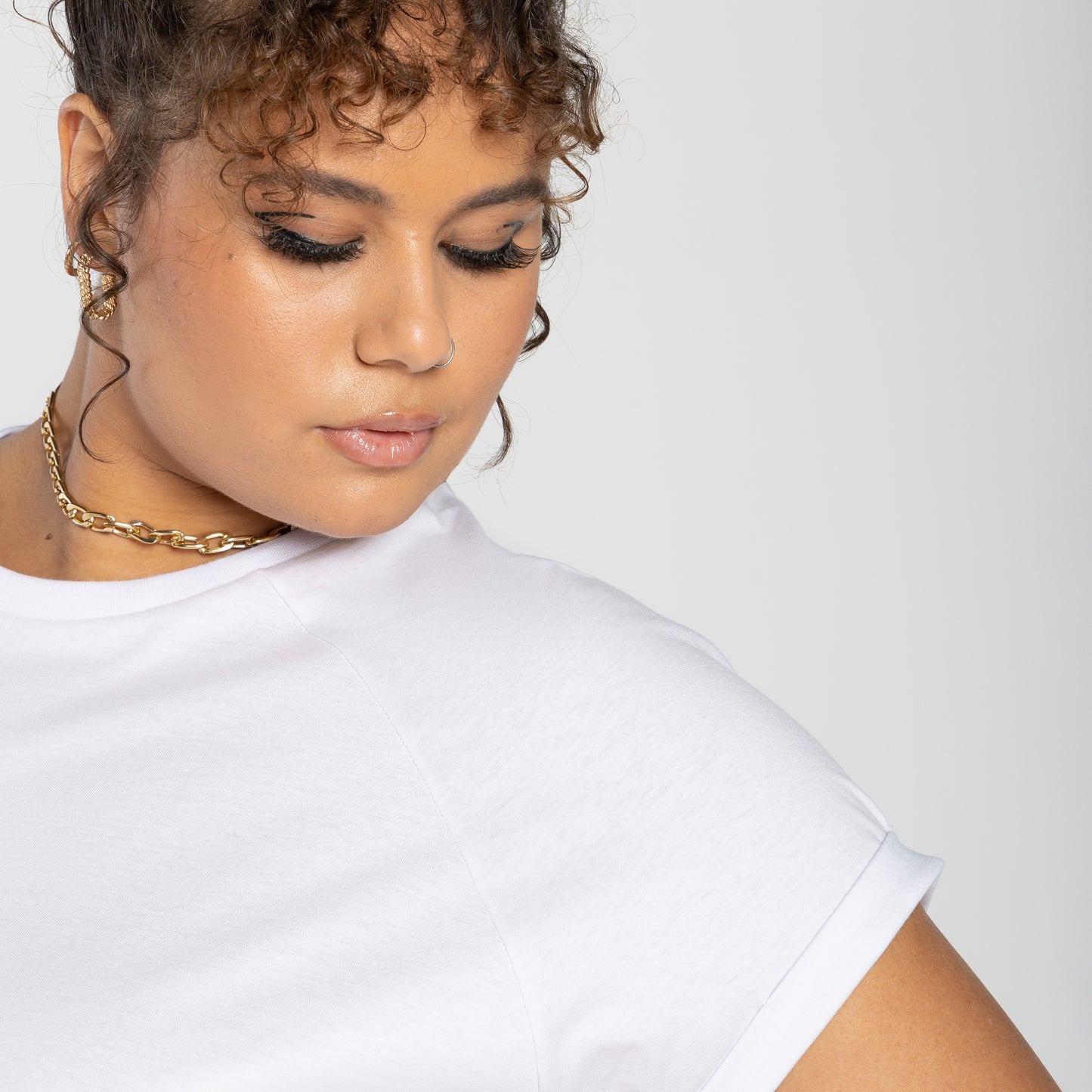 Tech T-Shirt Anti Odor Raglan Plus Feminina - Branco