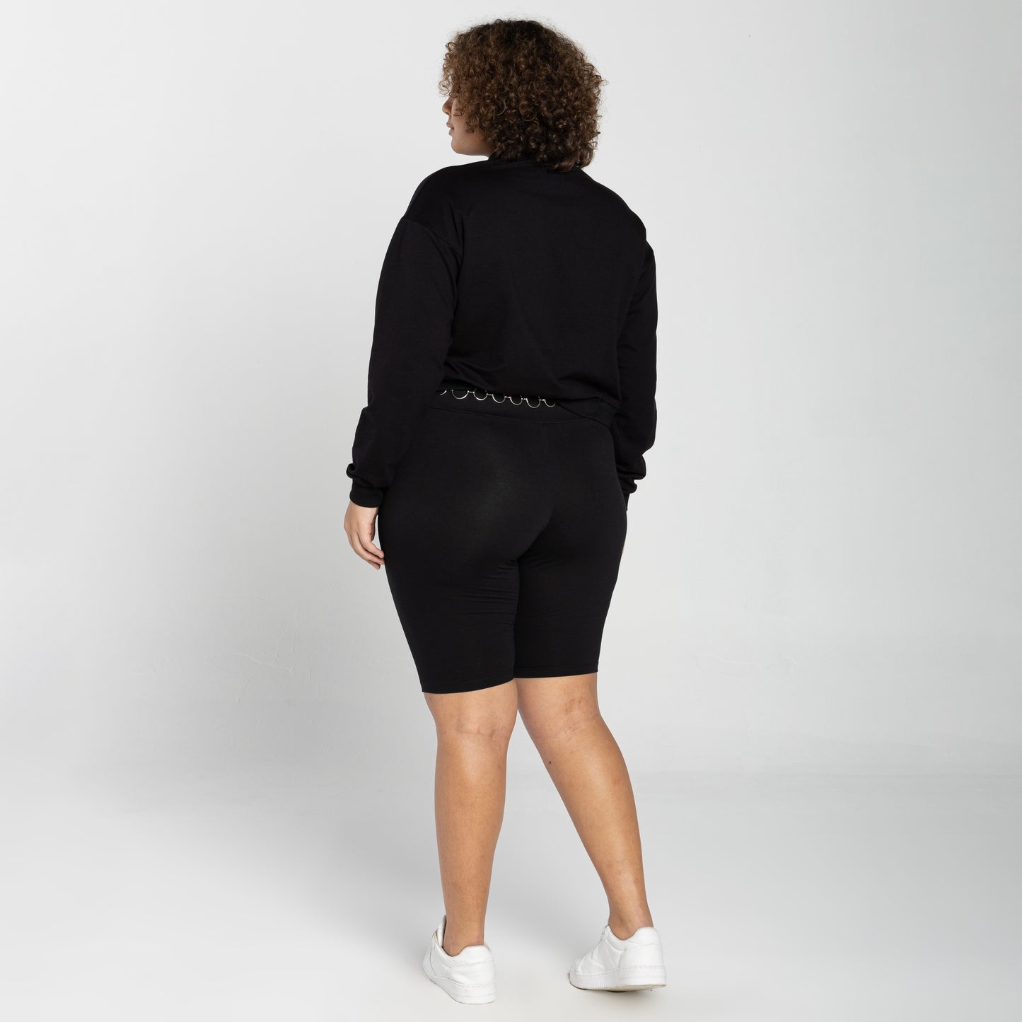 Blusão Cropped Tech Impermeável Plus Feminino - Preto