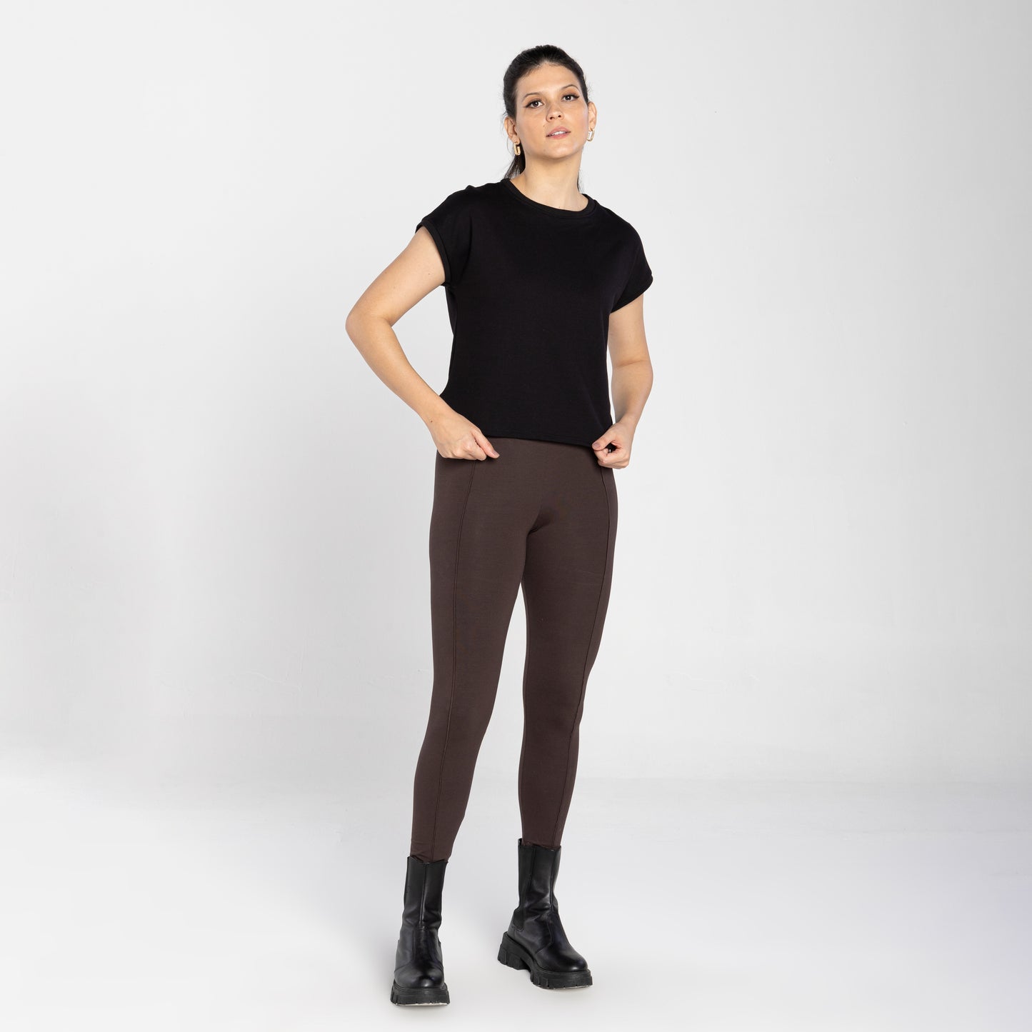 Tech T-Shirt Boxy Comfort Impermévael Feminina - Preto