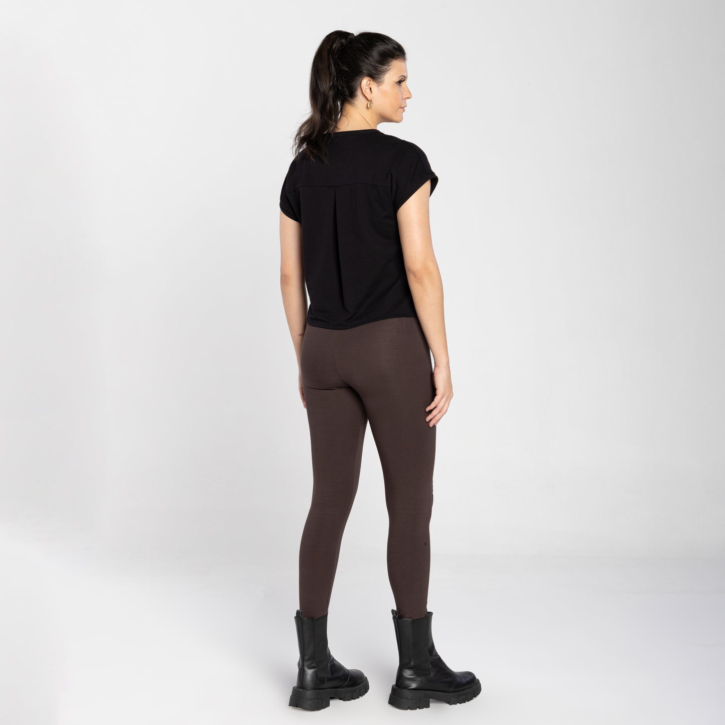 Tech T-Shirt Boxy Comfort Impermévael Feminina - Preto