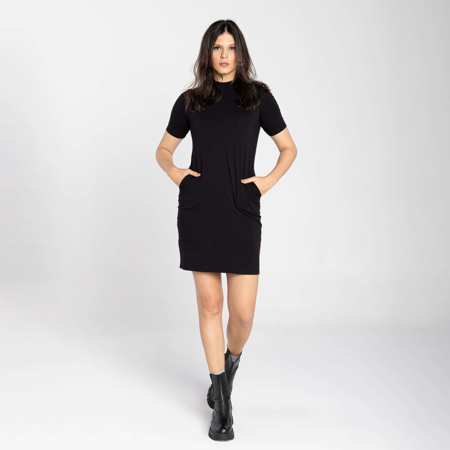 Vestido Tech Anti Odor Gola Alta - Preto