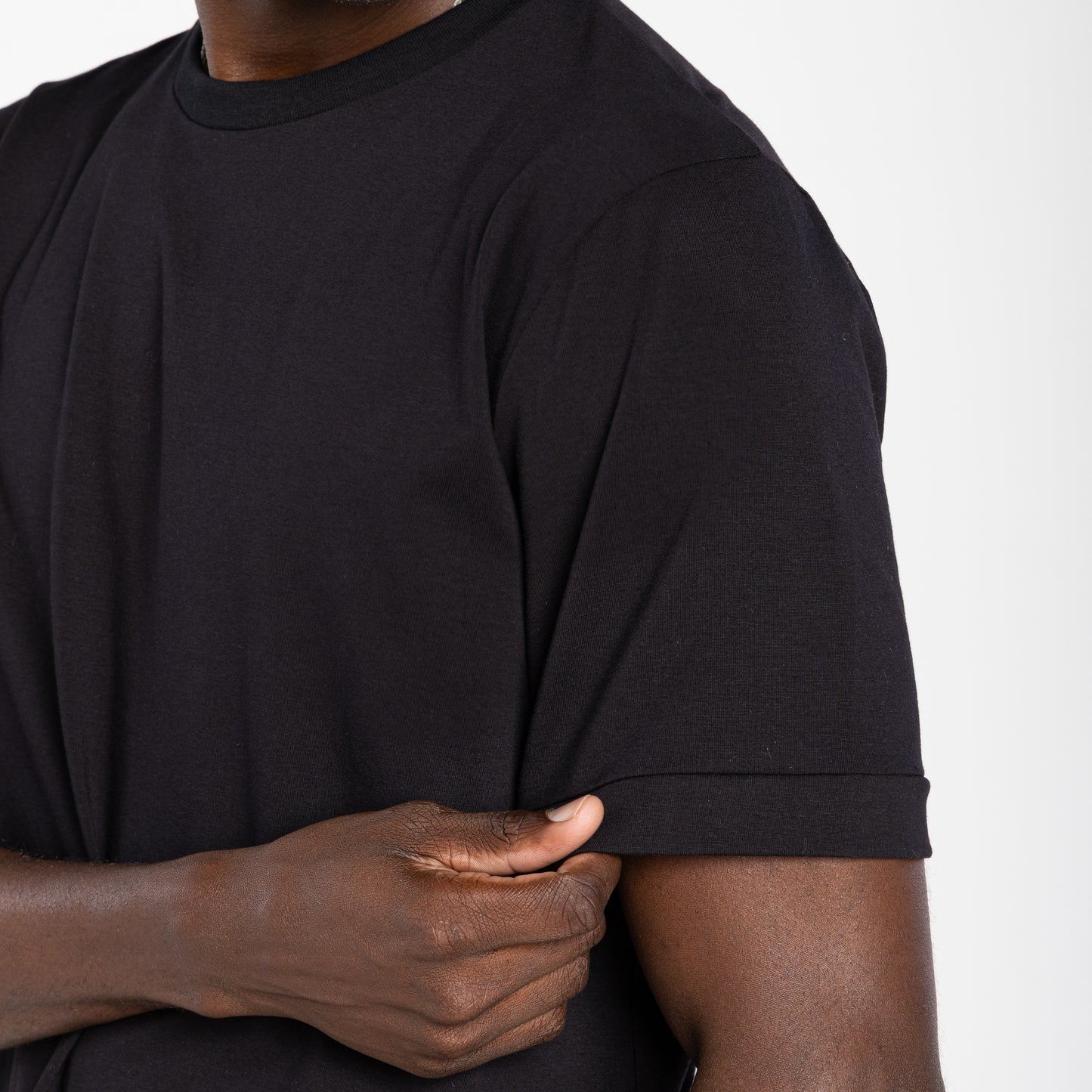 Tech T-Shirt Comfort Anti Odor Barra Aplicada Masculina - Preto