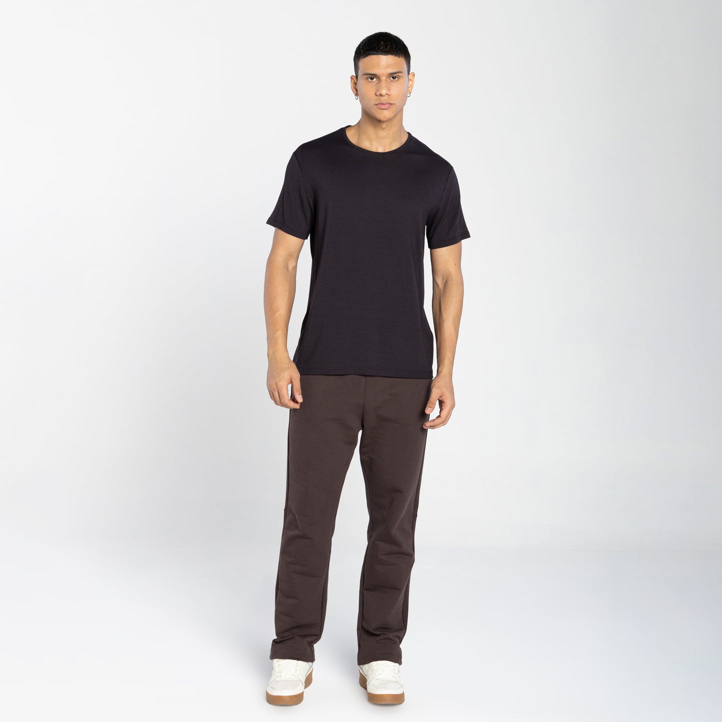 Tech T-Shirt Modal Recorte Masculina - Preto