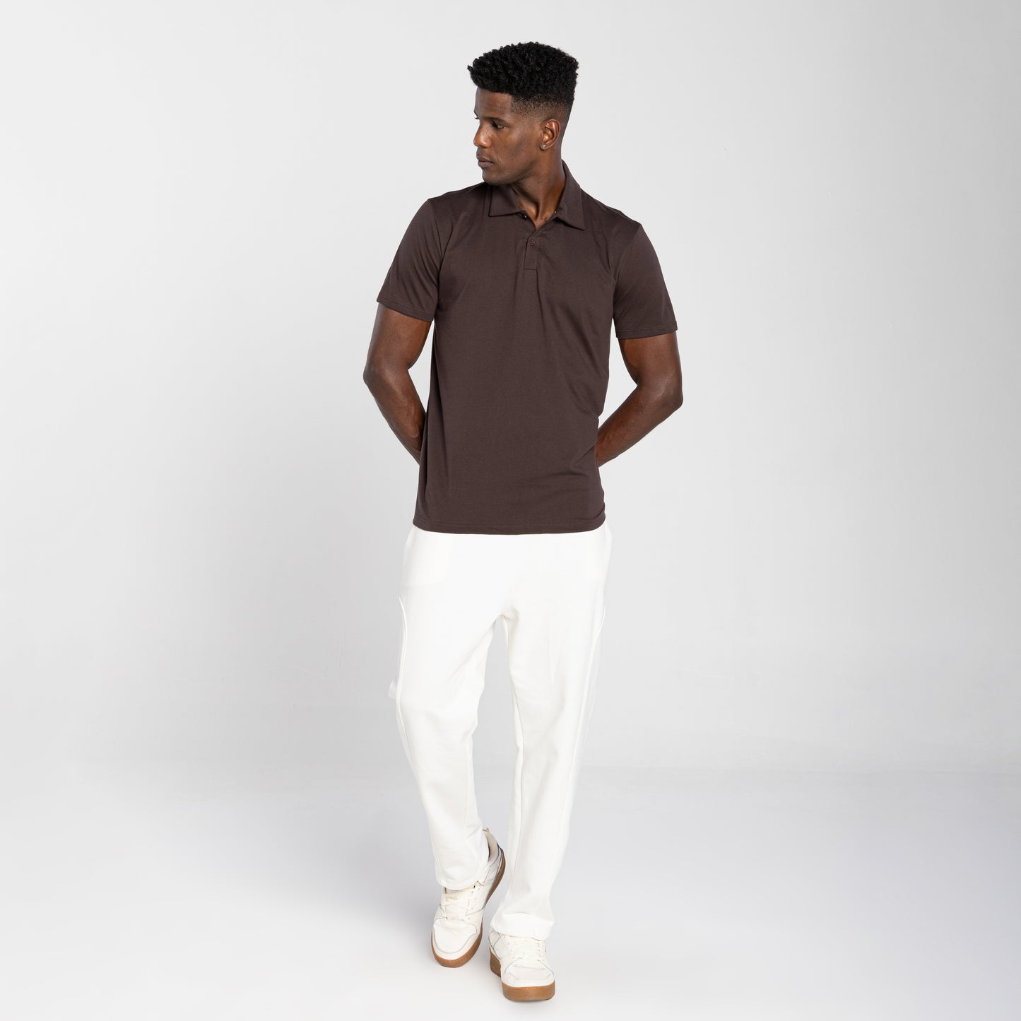 Camisa Polo Tech Impermeável - Marrom