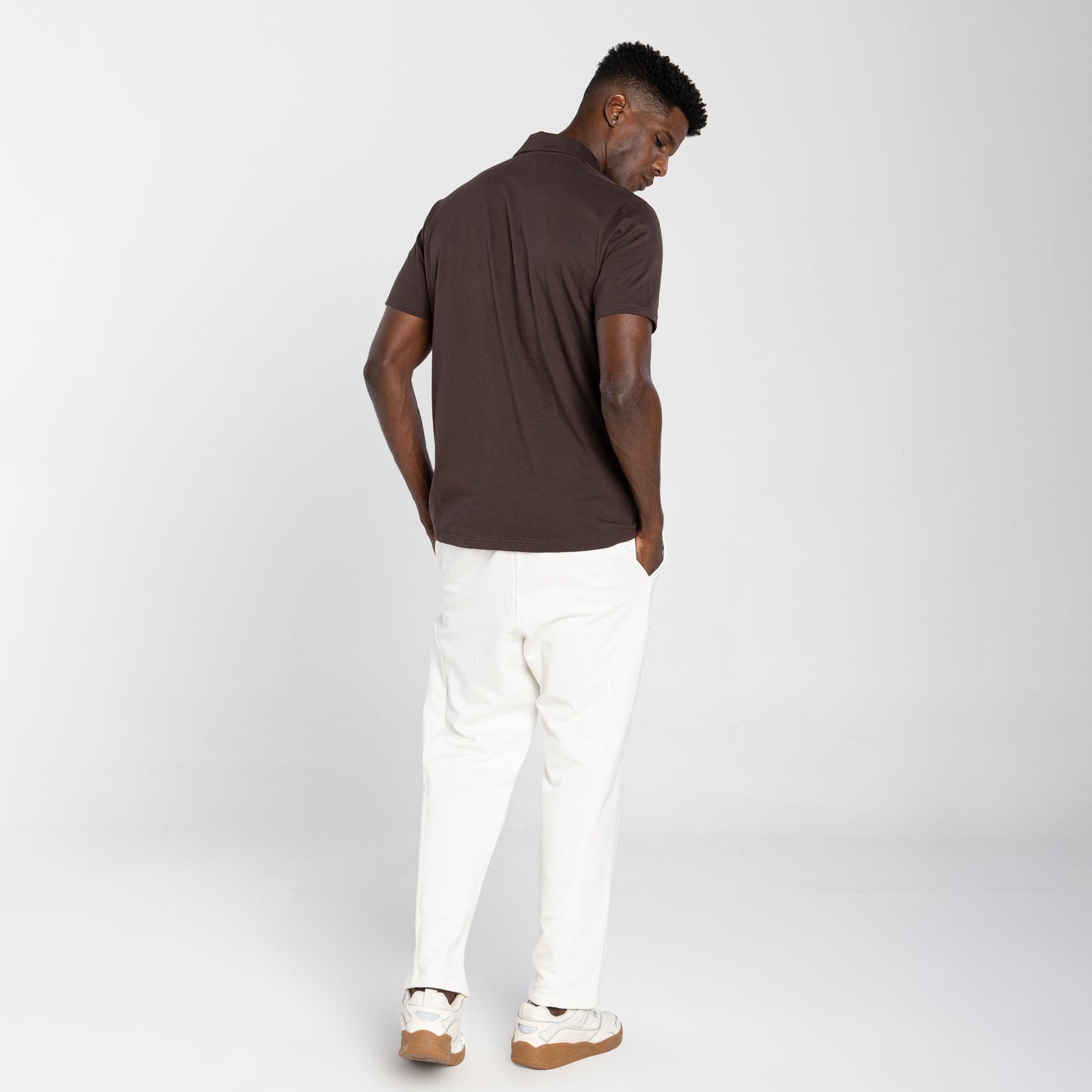 Camisa Polo Tech Impermeável - Marrom