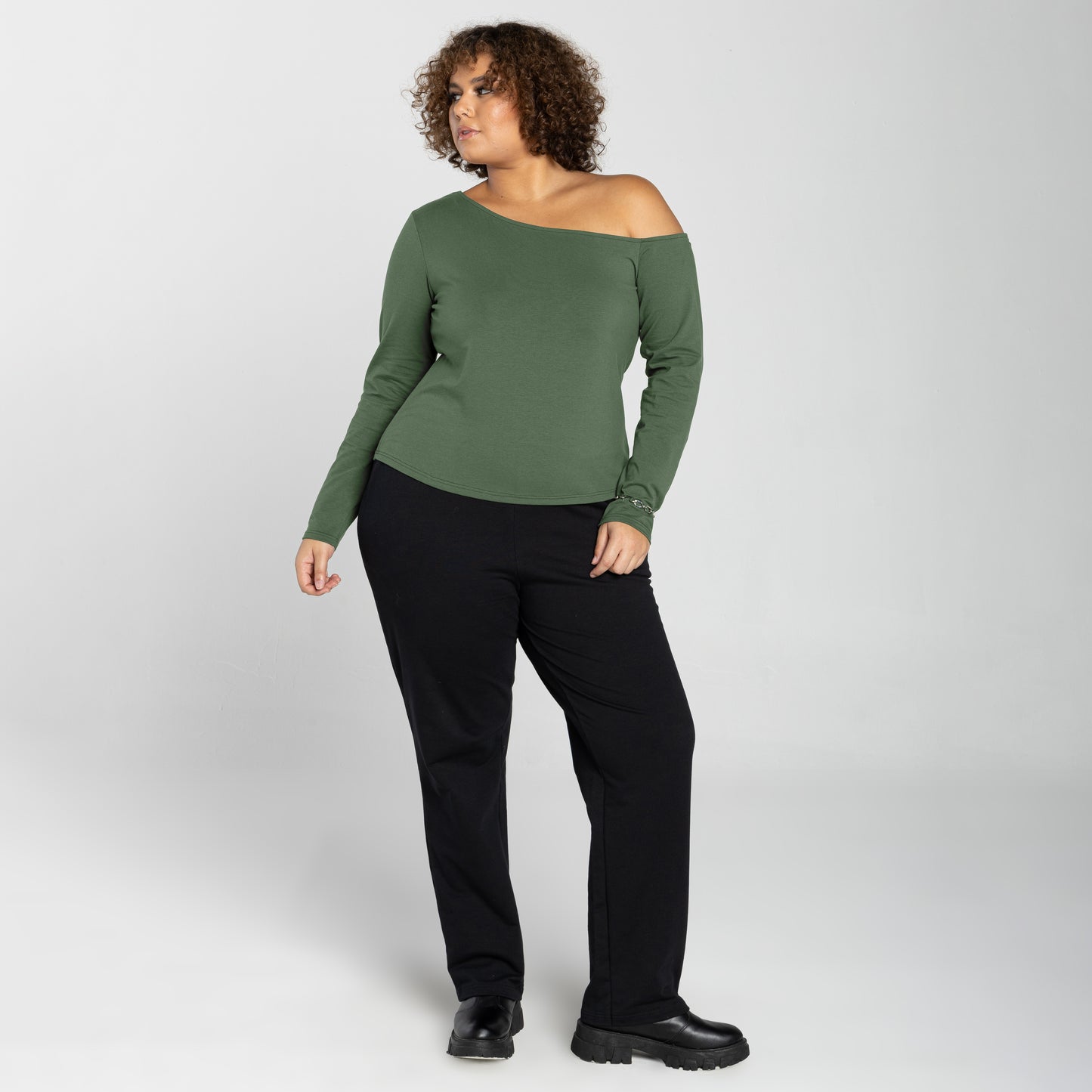 Blusa Tech Anti Odor Ombro Único Plus - Verde Figo