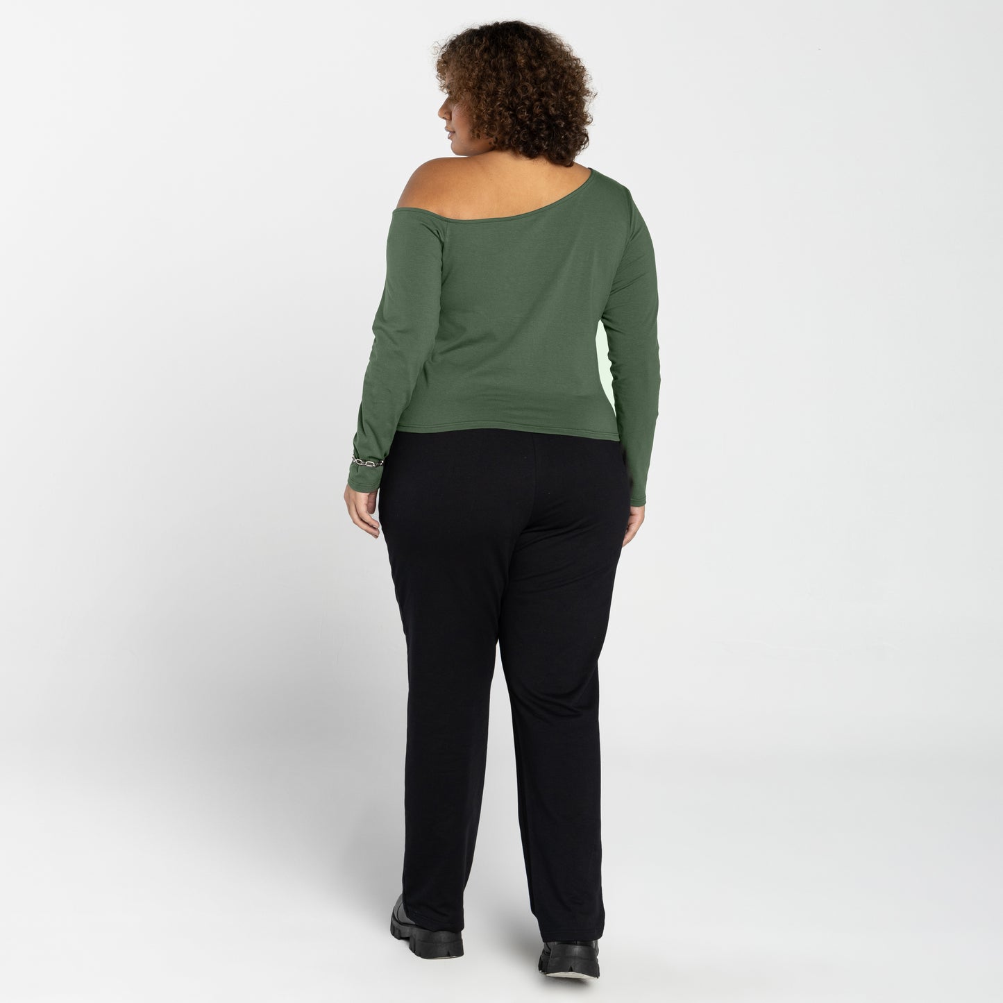 Blusa Tech Anti Odor Ombro Único Plus - Verde Figo