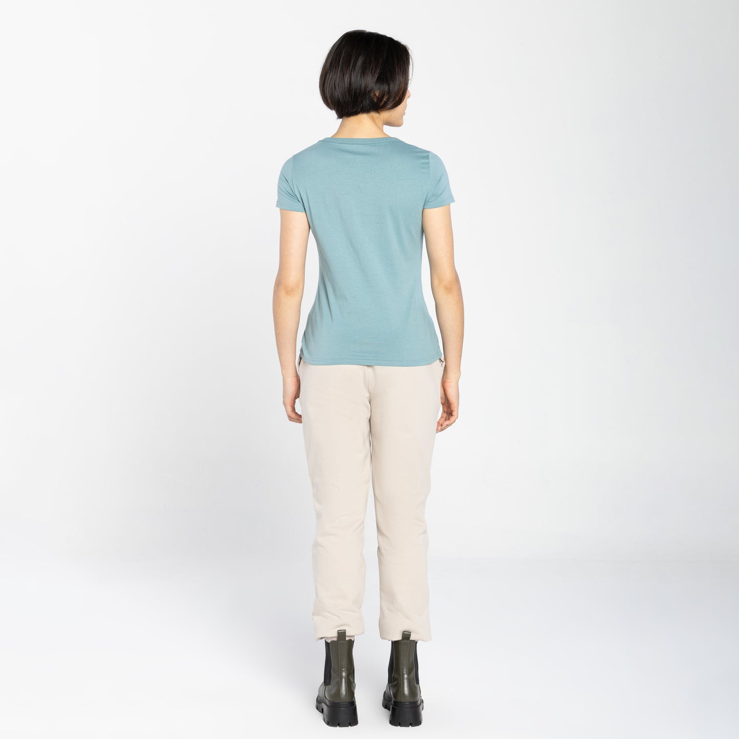 Camiseta Slim Cobregola Feminina - Verde Hortelã