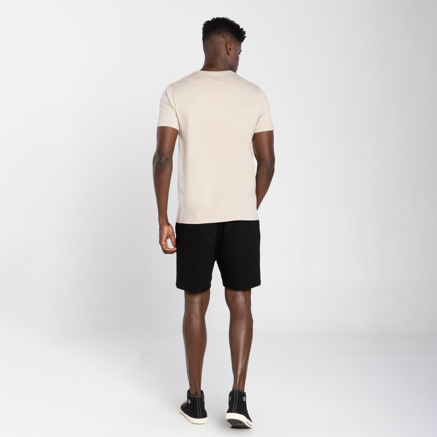 Camiseta Básica Cobregola Masculina - Bege Aveia