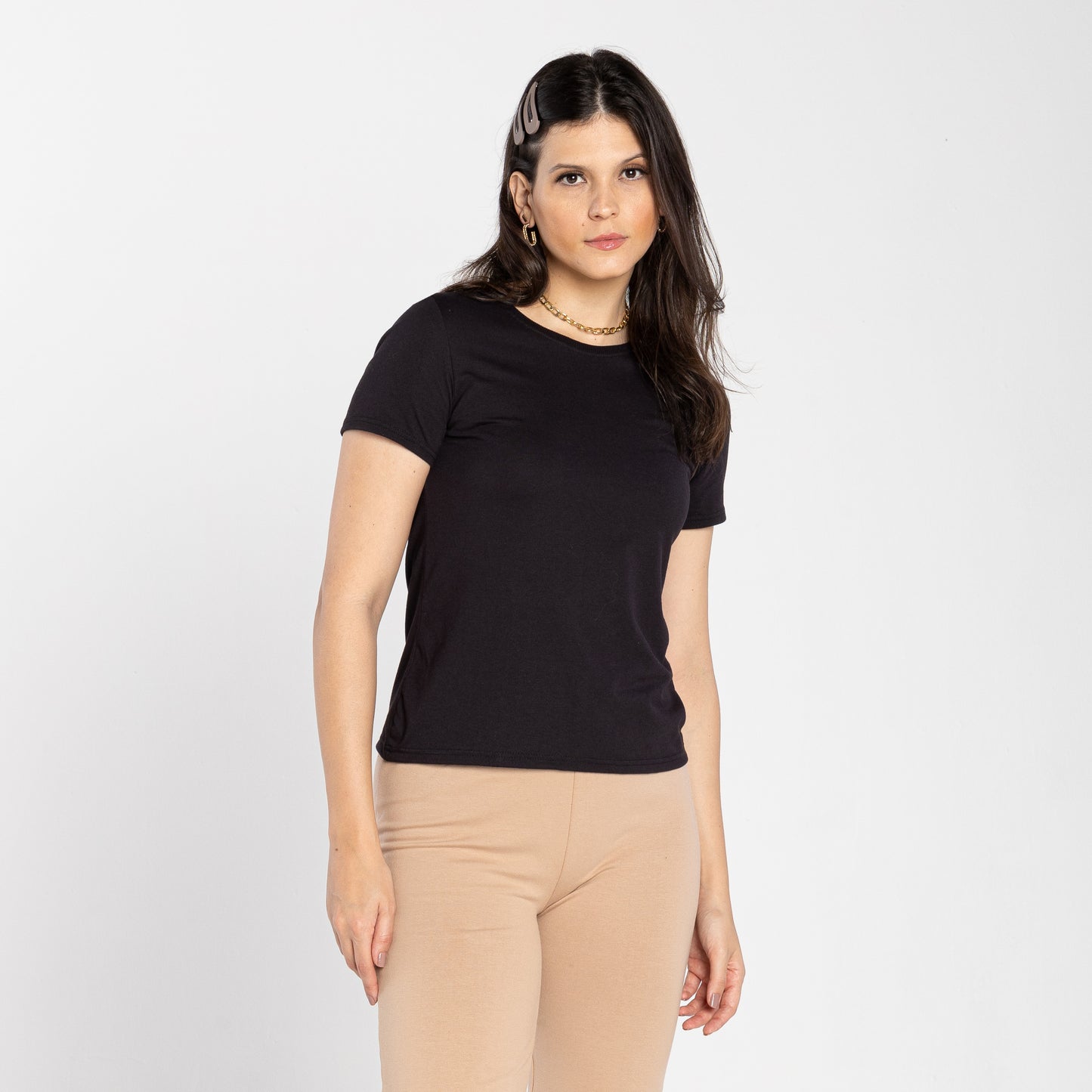Tech T-Shirt Air Slim Feminina - Preto