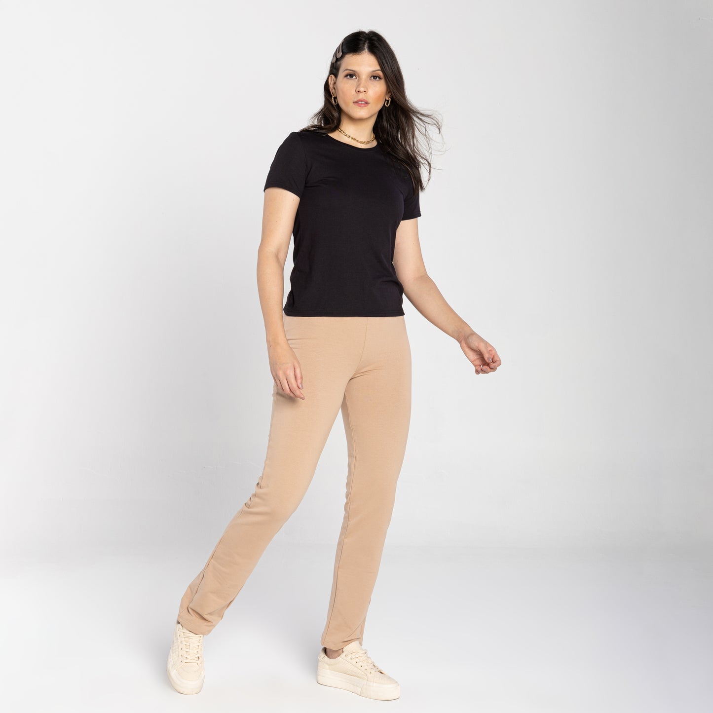 Tech T-Shirt Air Slim Feminina - Preto