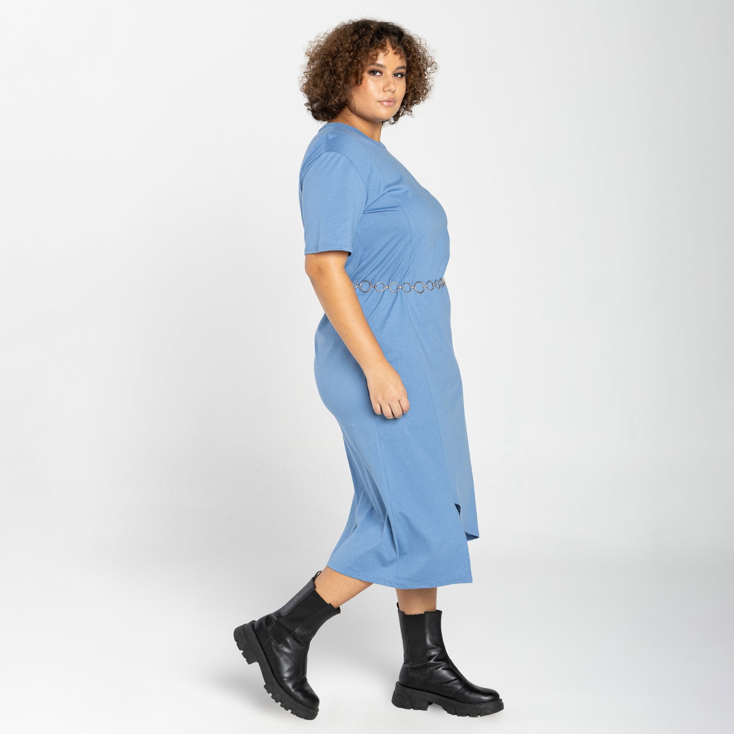 T-Shirt Dress Tech Anti Odor Plus - Azul Celeste