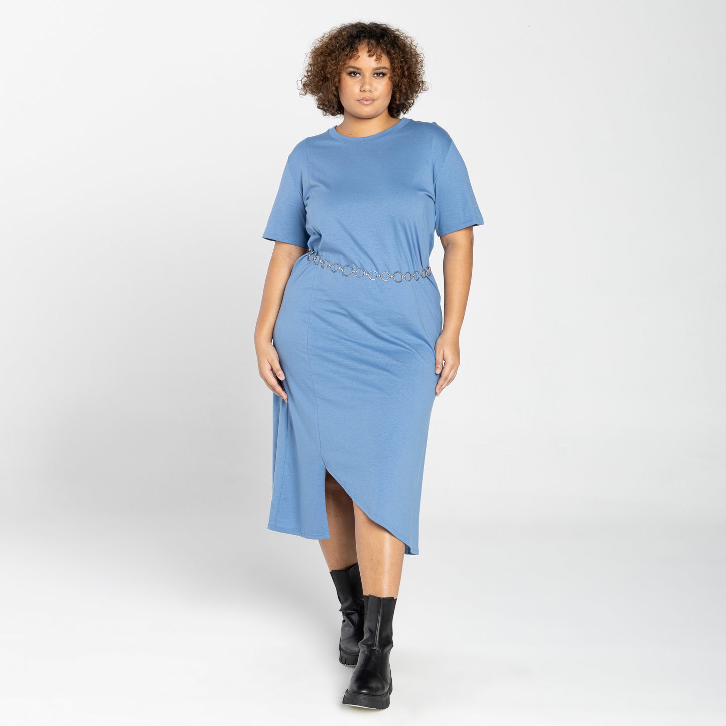 T-Shirt Dress Tech Anti Odor Plus - Azul Celeste