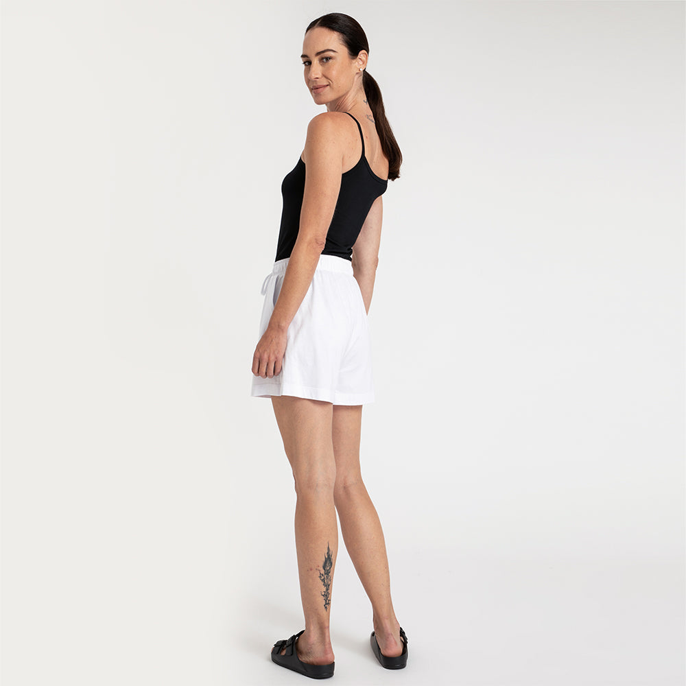 Shorts Pima Comfort Feminino - Branco