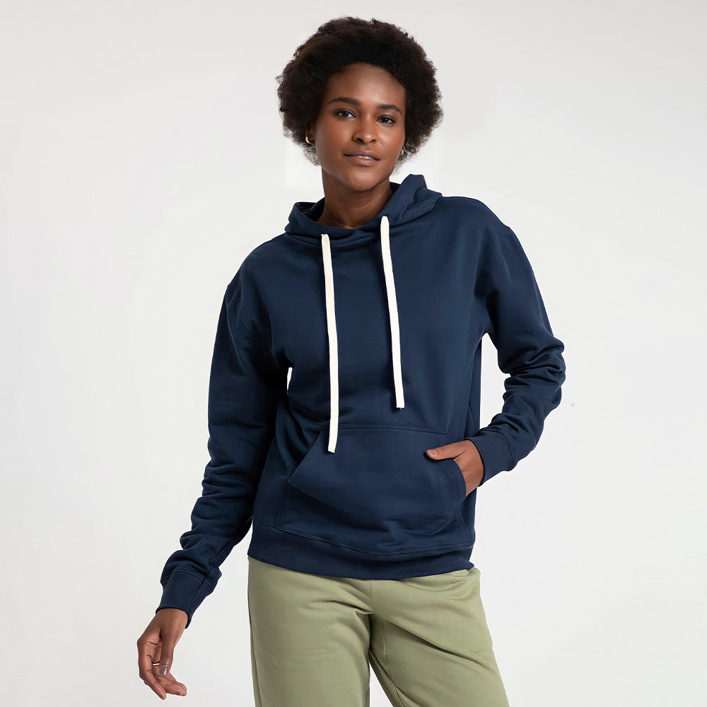 Casaco de Moletom Feminino - Azul Marinho