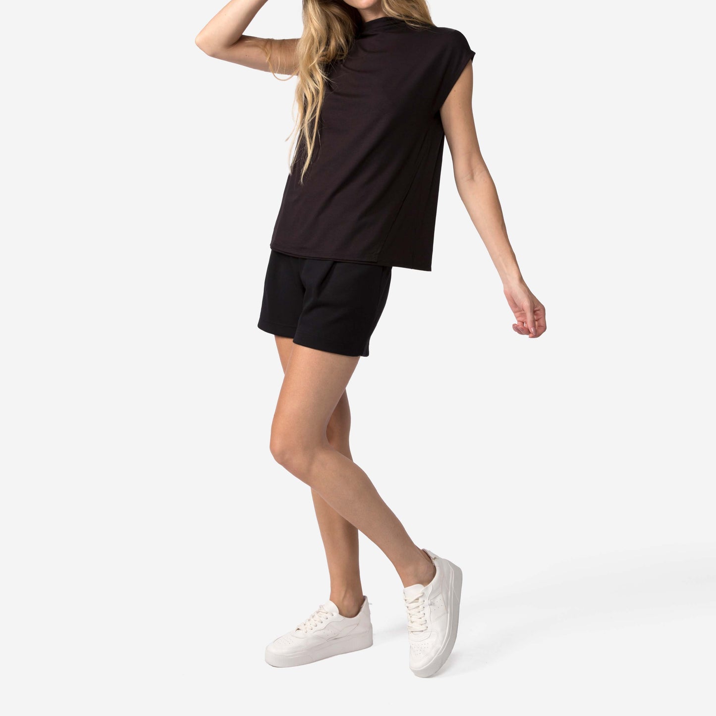 Blusa Modal Transpasse Feminina | Travel Collection - Preto
