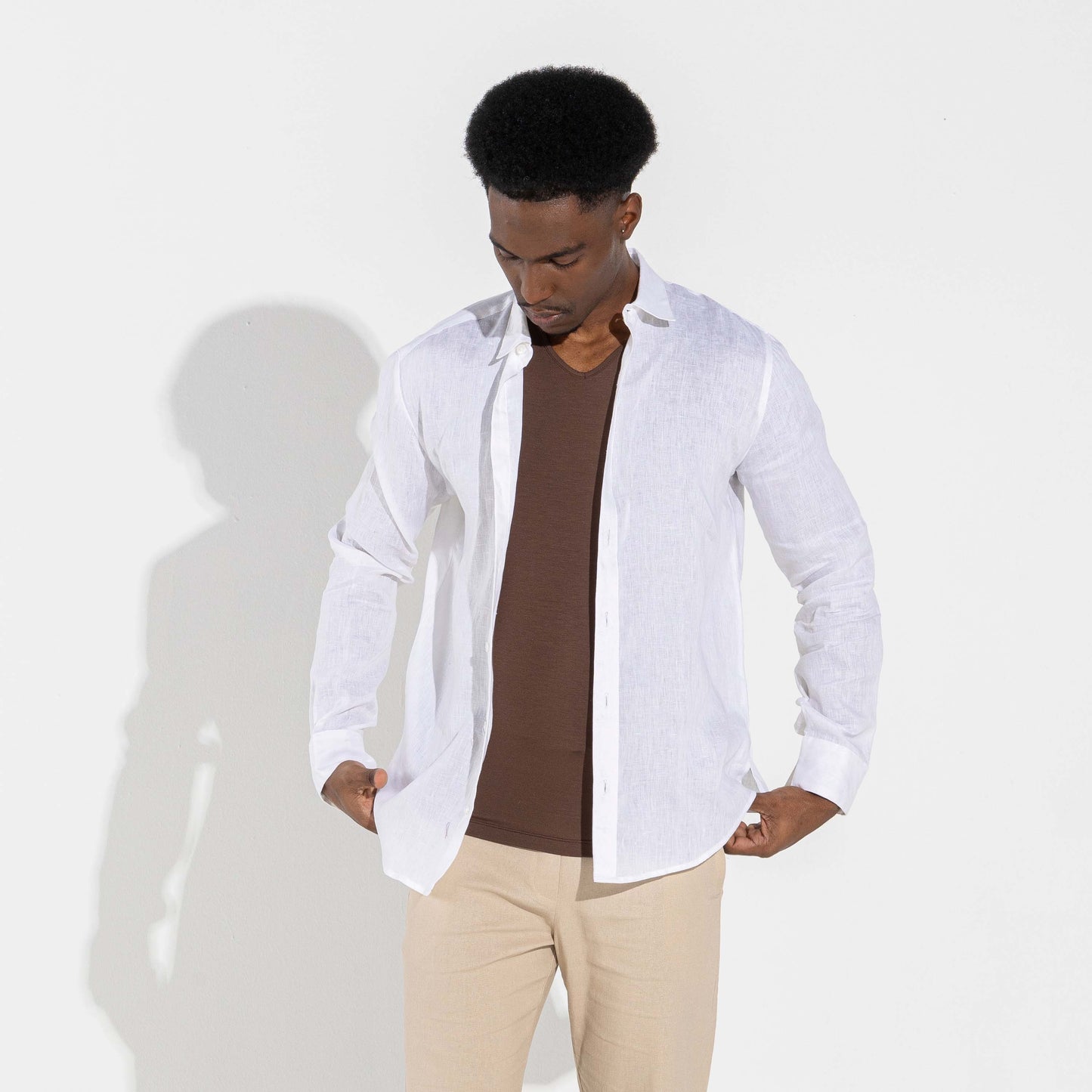 Undershirt Micromodal Masculina - Marrom