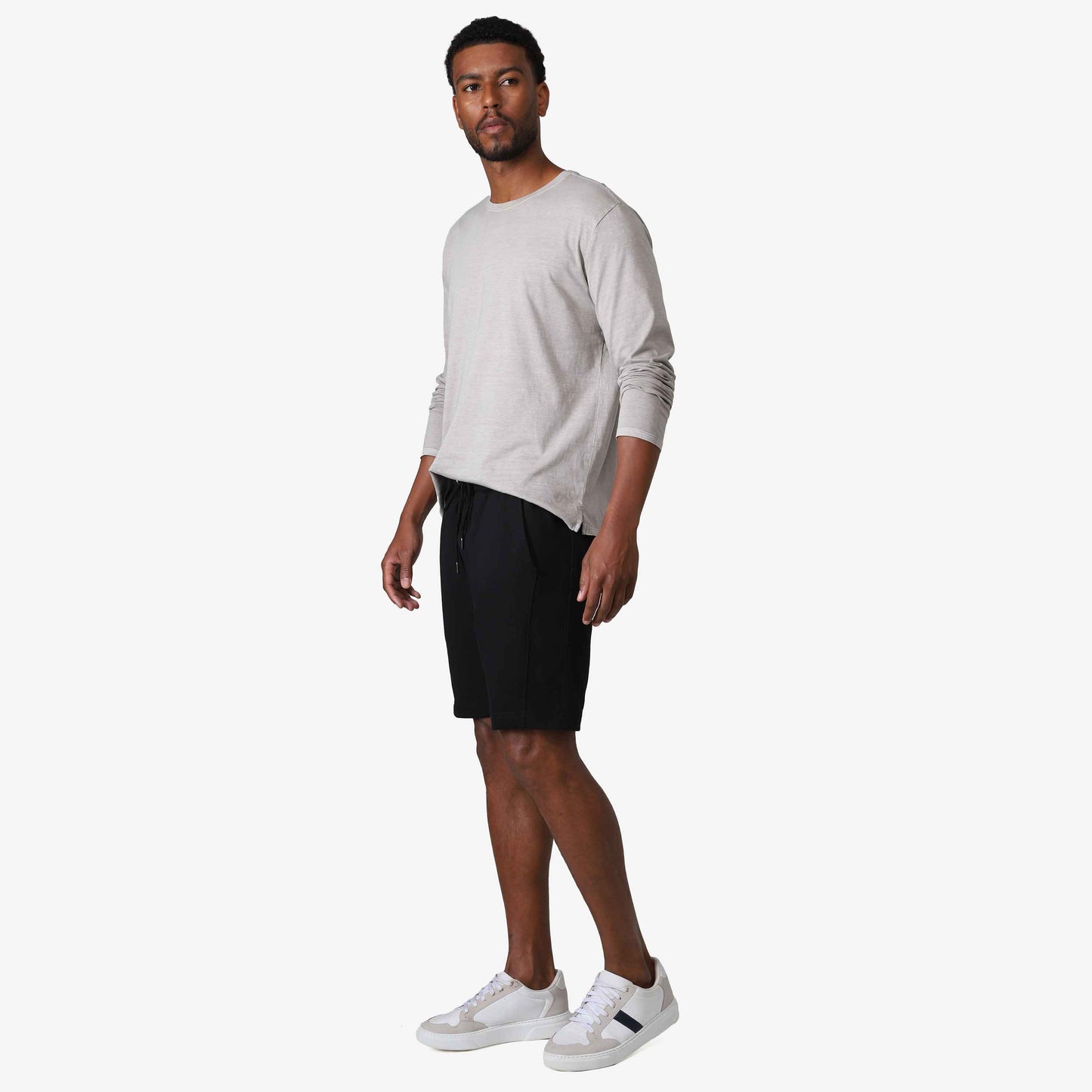 Bermuda Moletom Masculina - Preto