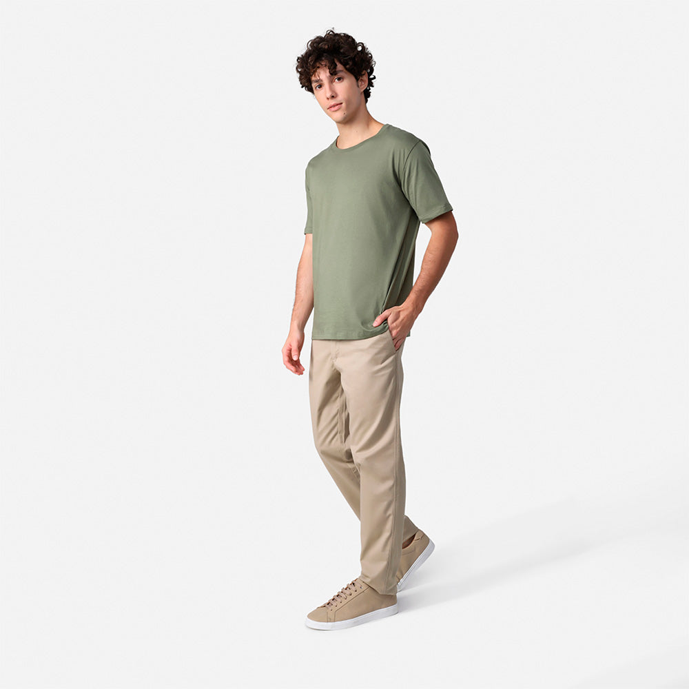 Camiseta Pima Masculina | Life Collection - Verde Militar