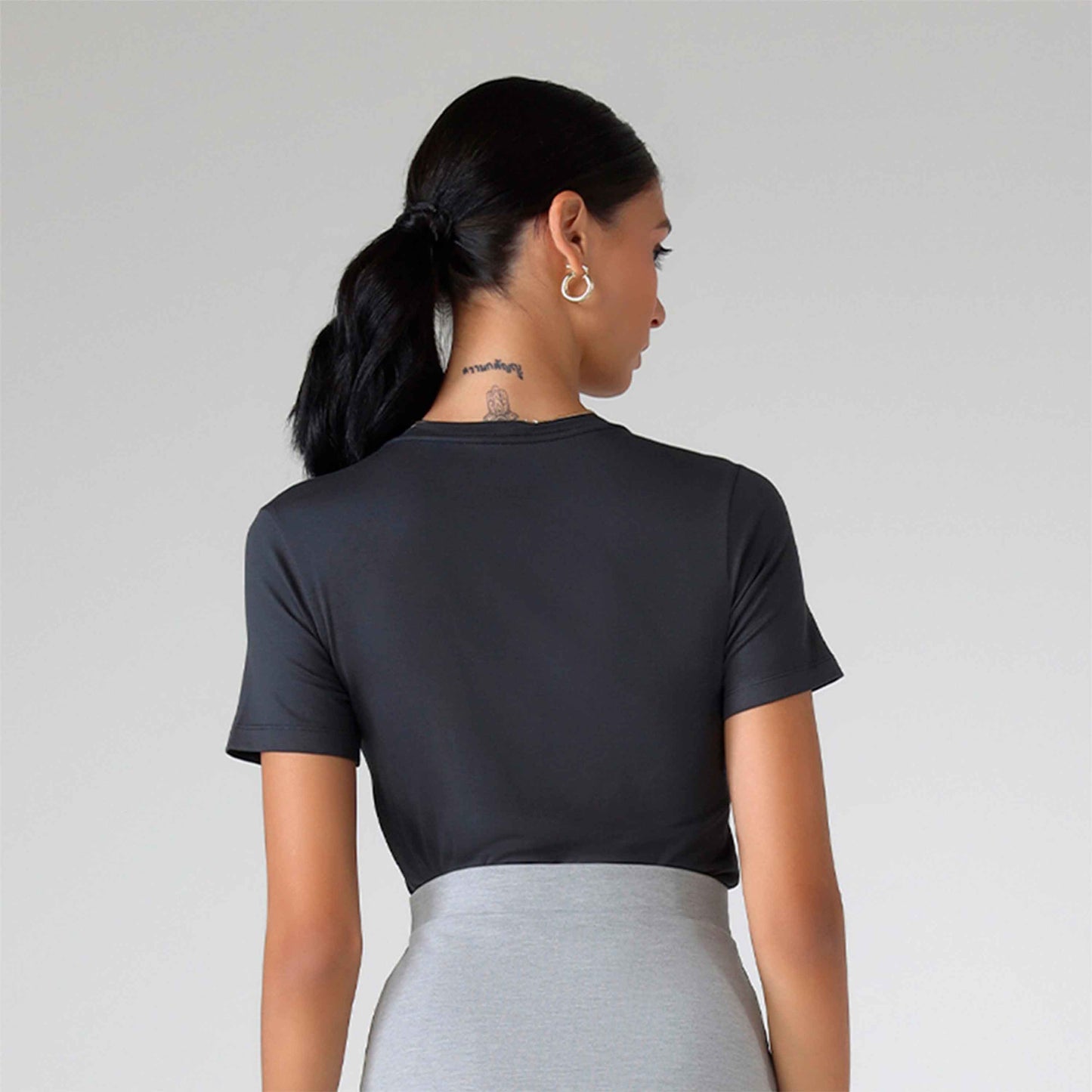 Tech T-Shirt Modal Premium Feminina | Basico.com - Cinza Escuro