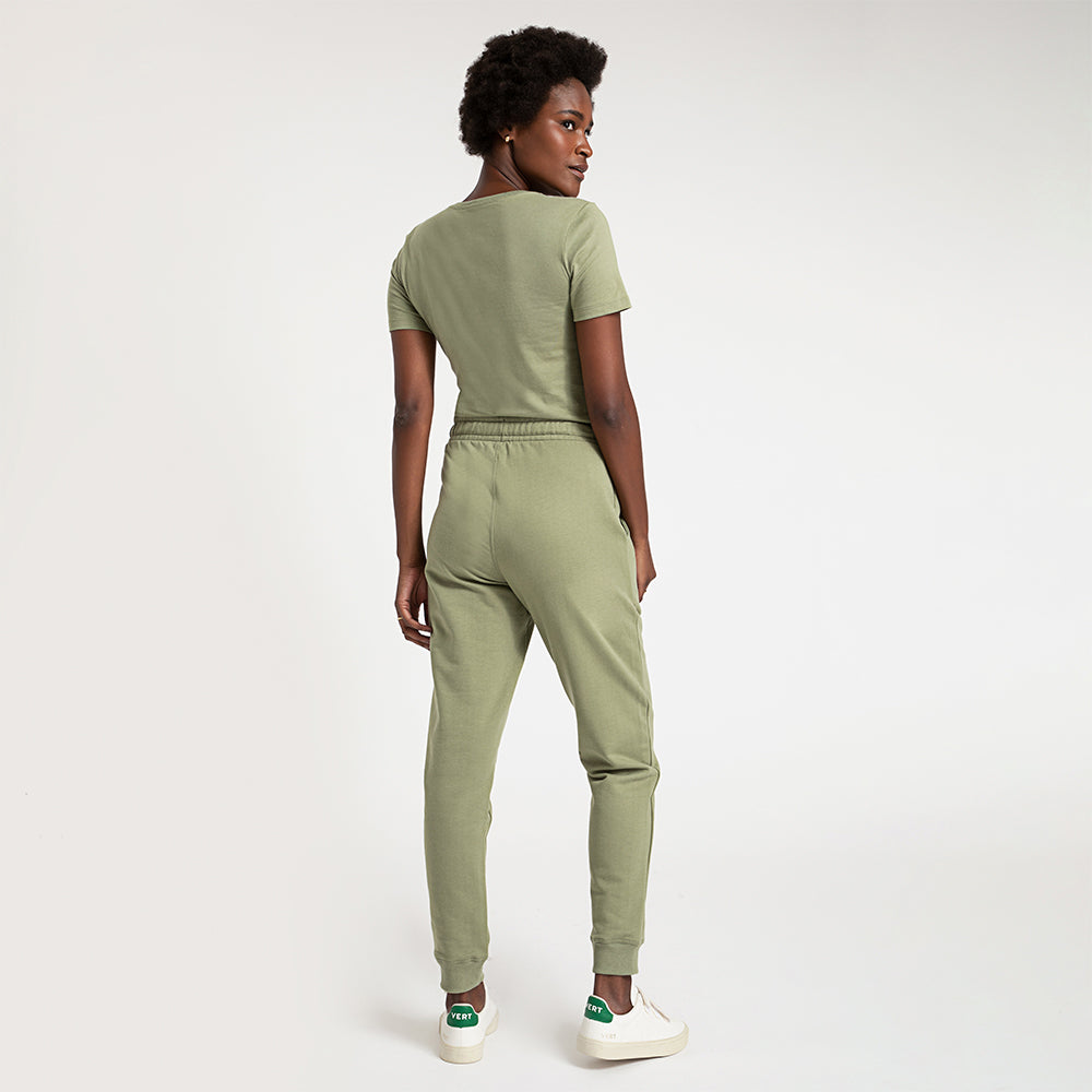 Camiseta Pima Gola V Feminina | Life Collection - Verde Jade