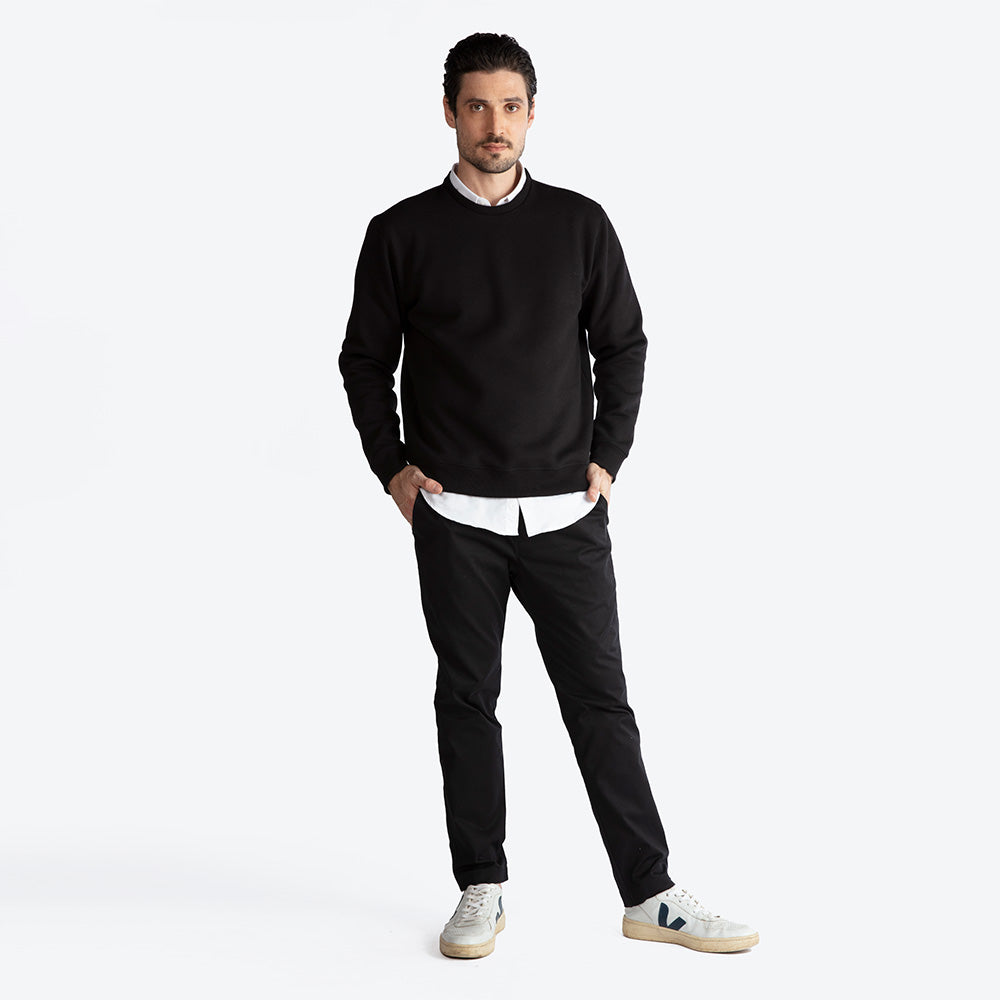 Blusa Moletom Felpa Masculina - Preto