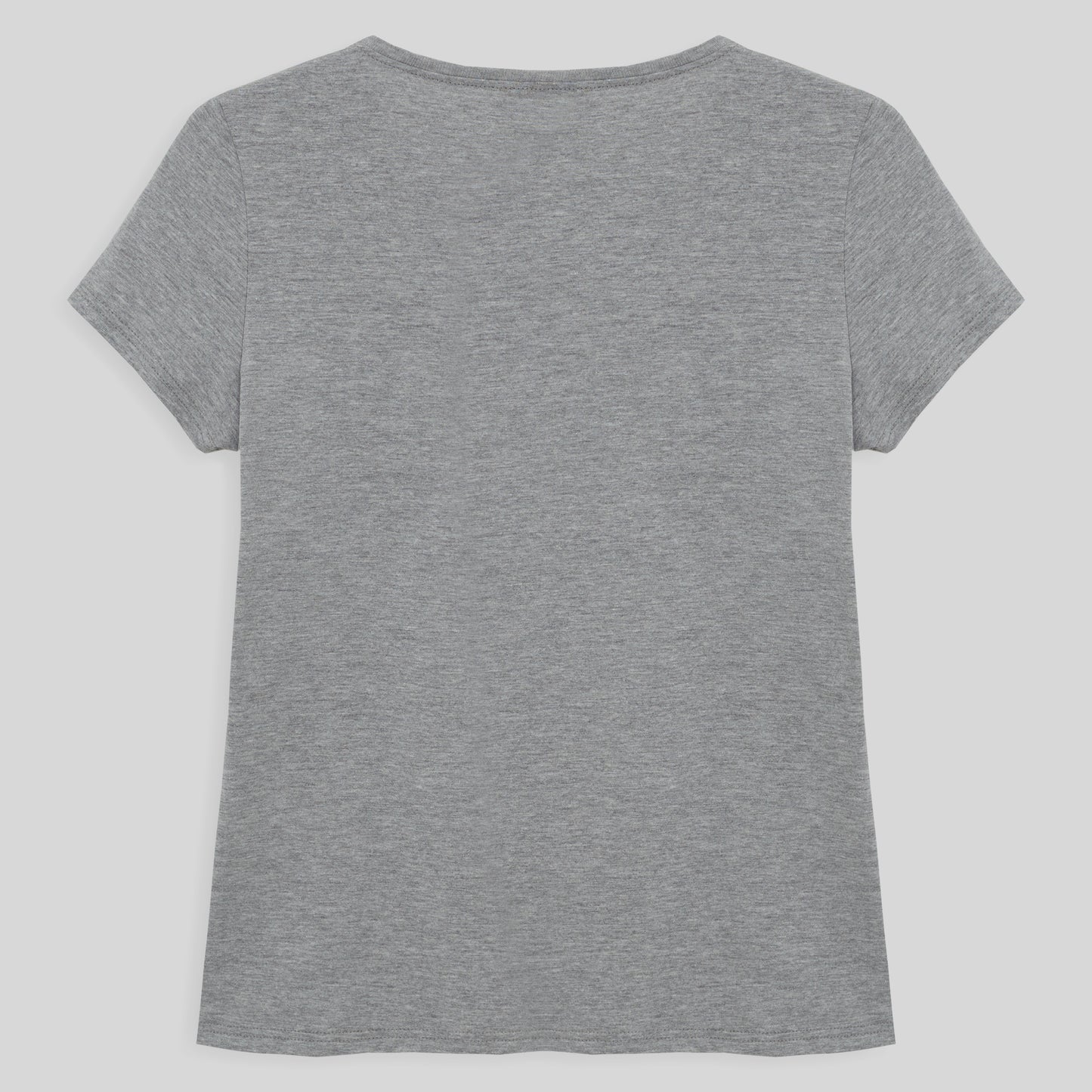 Camiseta Slim Feminina - Mescla Claro