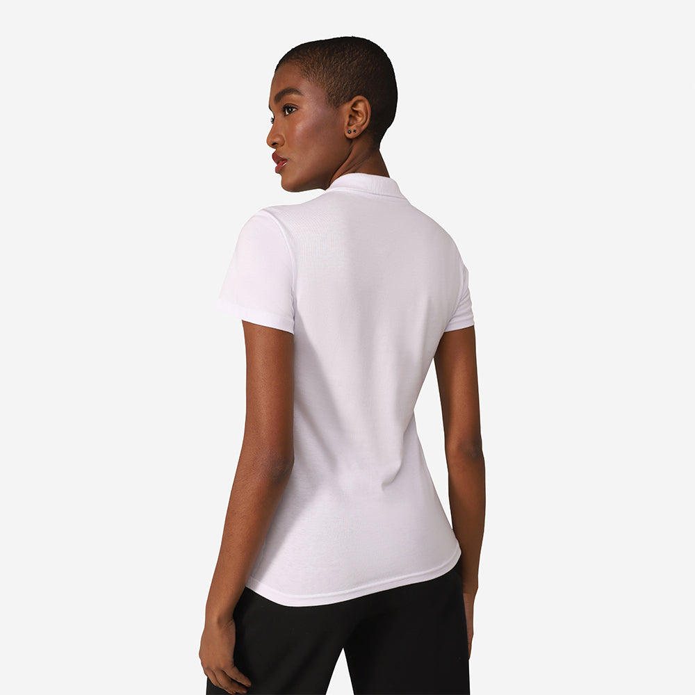 Camisa Polo Feminina - Branco