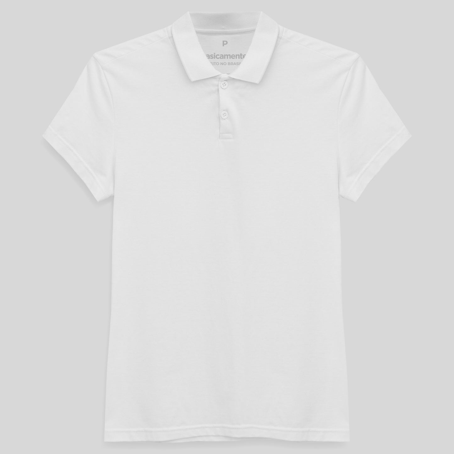 Camisa Polo Feminina - Branco