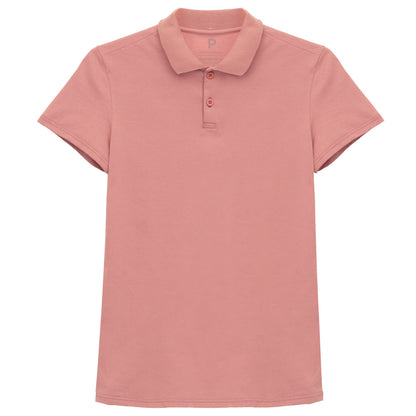 Camisa Polo Feminina - Rose