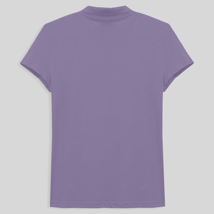 Camisa Polo Feminina - Lilás