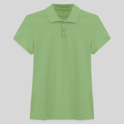 Camisa Polo Feminina - Verde Jade
