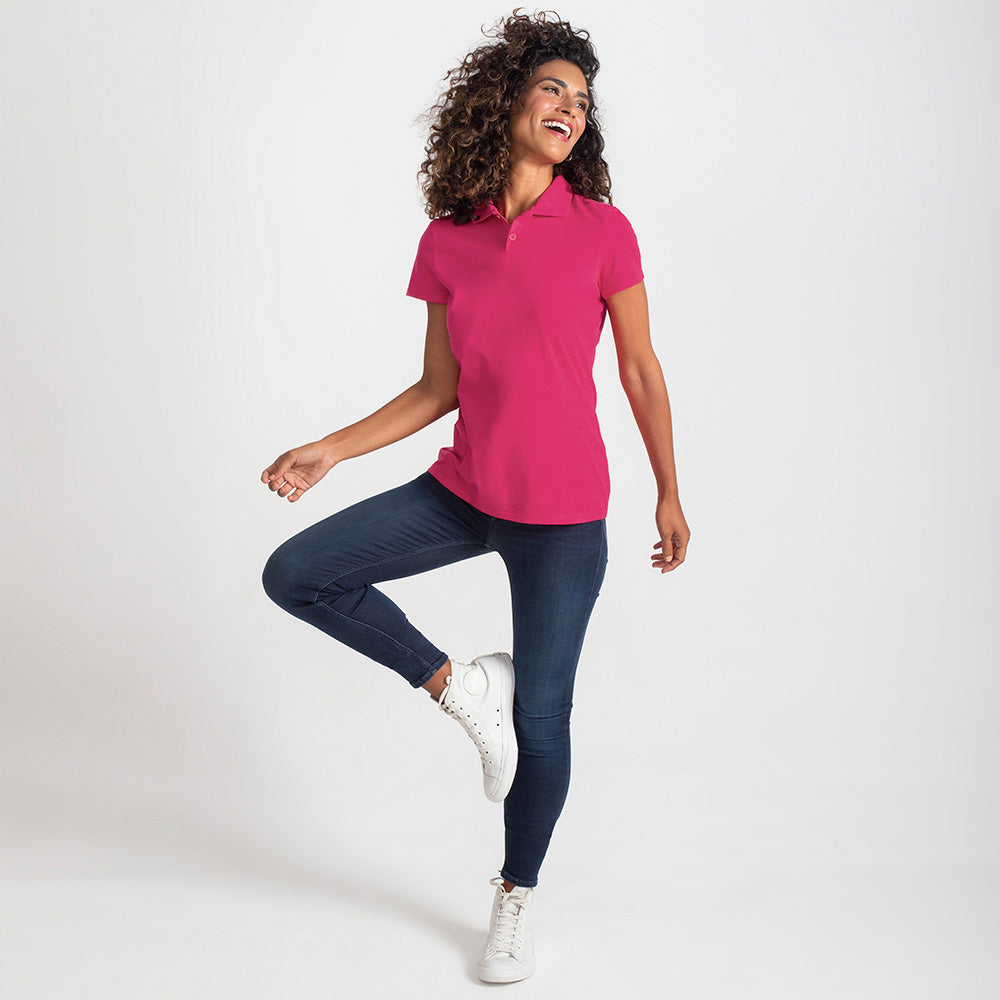 Camisa Polo Feminina - Pink