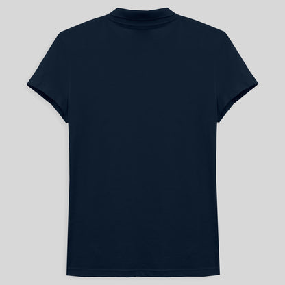 Camisa Polo Feminina - Azul Marinho