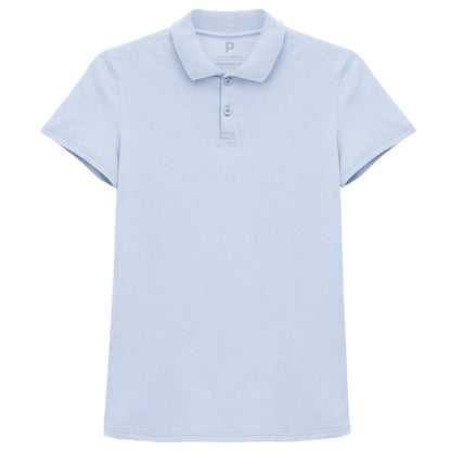Camisa Polo Feminina - Azul Capri