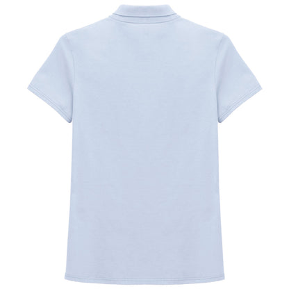 Camisa Polo Feminina - Azul Capri