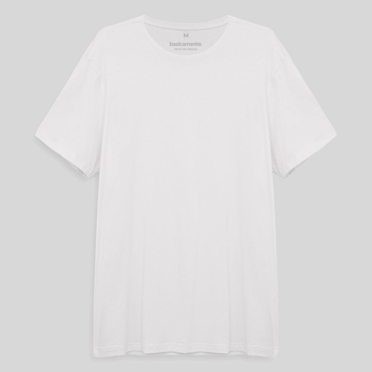 Camiseta Básica Masculina - Branco