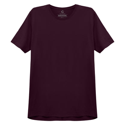 Camiseta Básica Masculina - Wine