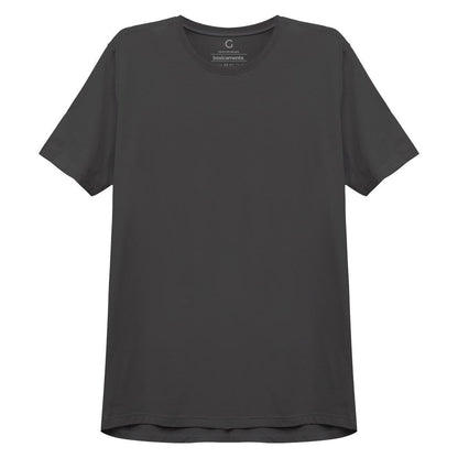 Camiseta Básica Masculina - Cinza Ardósia