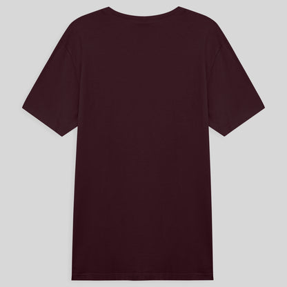 Camiseta Básica Masculina - Vermelho Vinho